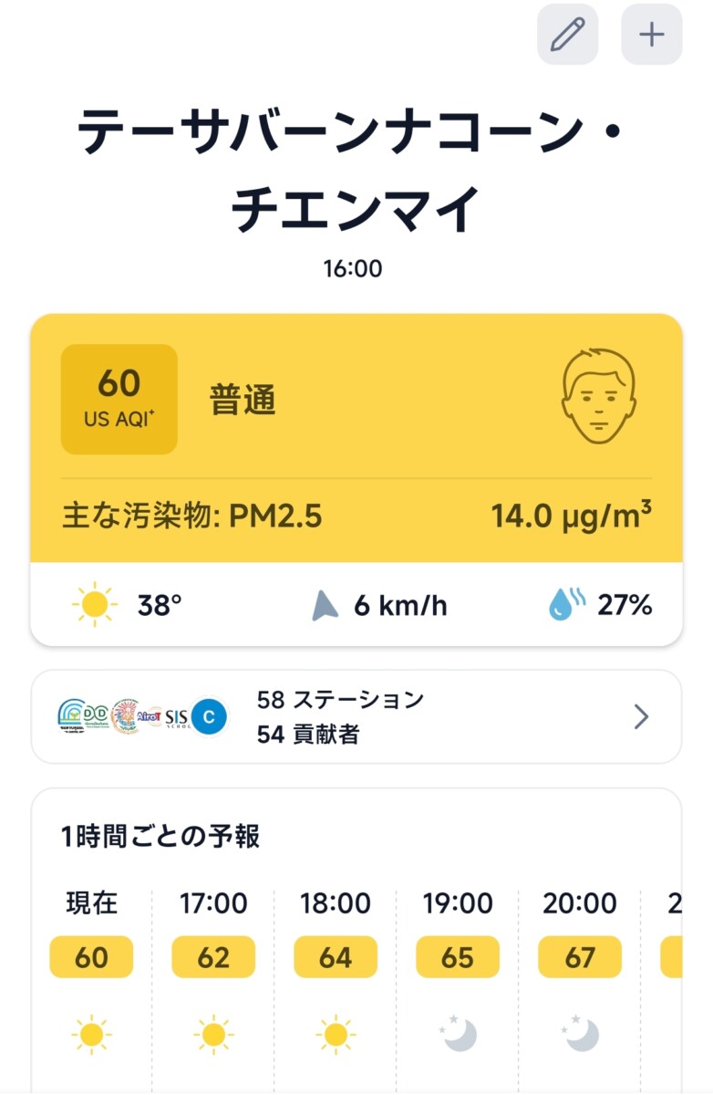 ソンクラーンで空気がきれいになった?