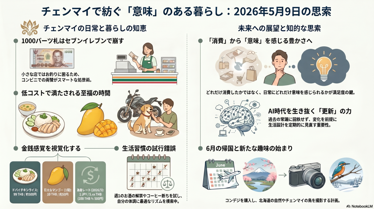 チェンマイ生活の断片：10バーツのマンゴーとAI時代の「豊かさ」を考える
